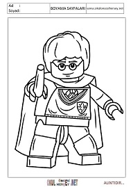 lego-harry-potter boyama sayfaları
